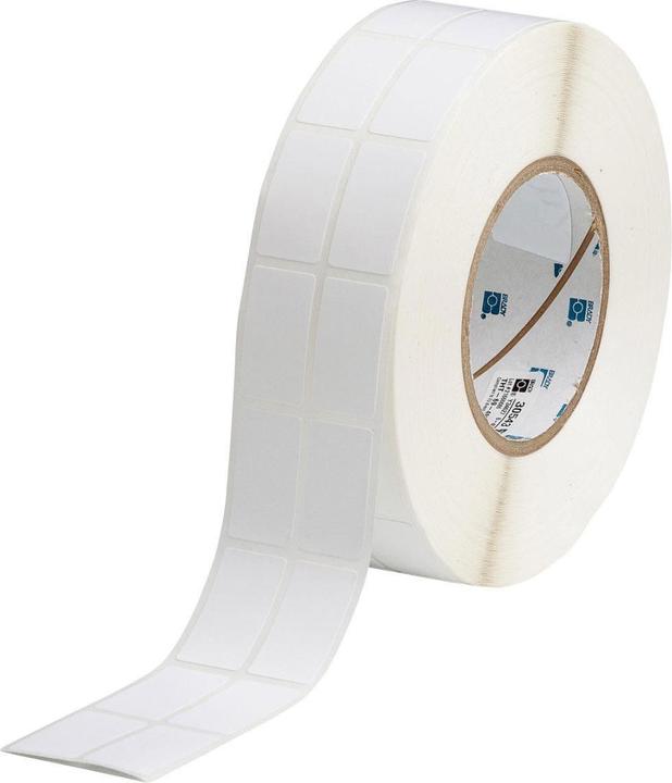Image du produit Brady THT-69-499-3, Tissu nylon, blanc, mat, 20.32 x 36.50 mm, permanent, 2 pistes (3000 E.)