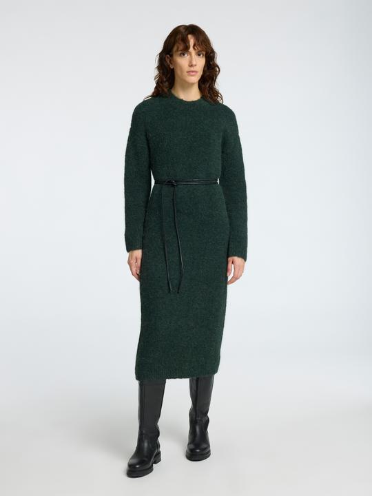 Actual product image Selected Femme Slfgabella Ls Knit O-Neck Dress Camp (L)