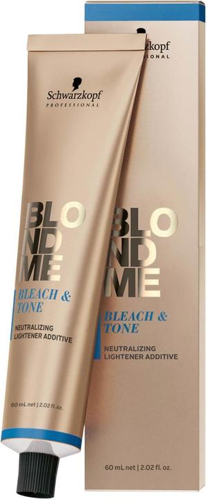 Schwarzkopf Professional Schwarzkopf BLONDME Bond Aufrechterhaltende Haarfarbe für Blondinen - Tonen, Aufhellen, Highlighting (BT- Matt Additive)