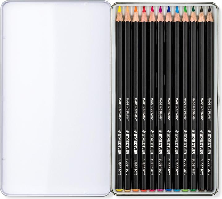 Actual product image Staedtler 149C Super Soft Coloured Pencils (12 colours, 12 x)
