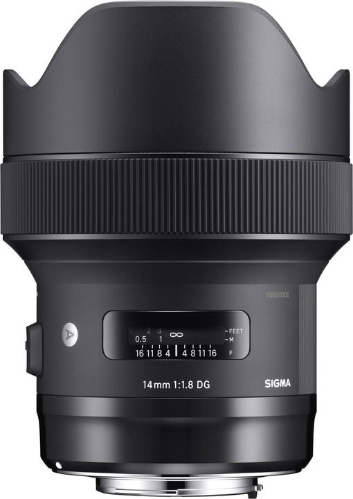 Produktbild Sigma 14mm f/1,8 DG HSM ART, Nikon F (EU) (Nikon F, APS-C / DX, Vollformat)