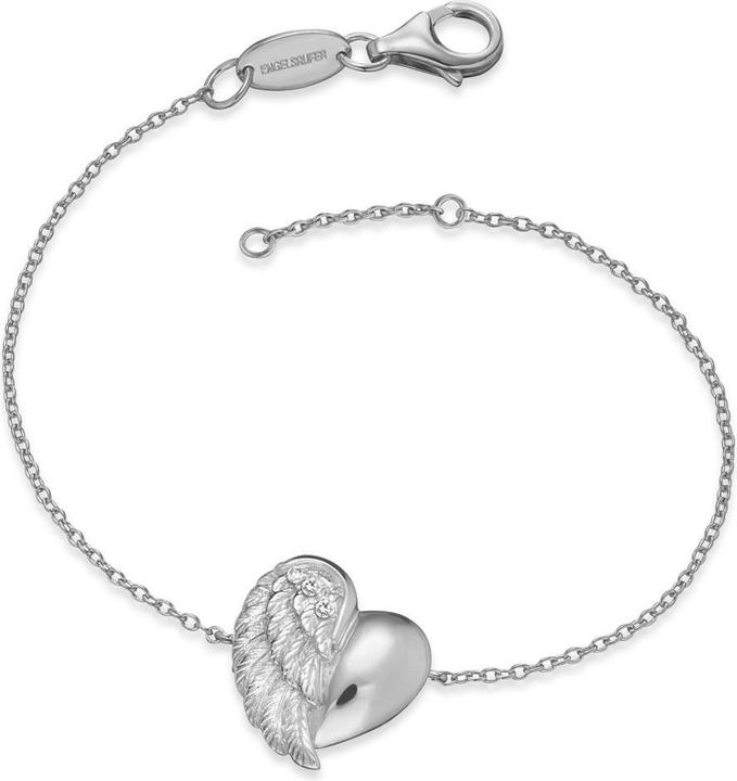 Immagine prodotto Engelsrufer Bracciale cuore ali (17.50 cm, Argento 925)
