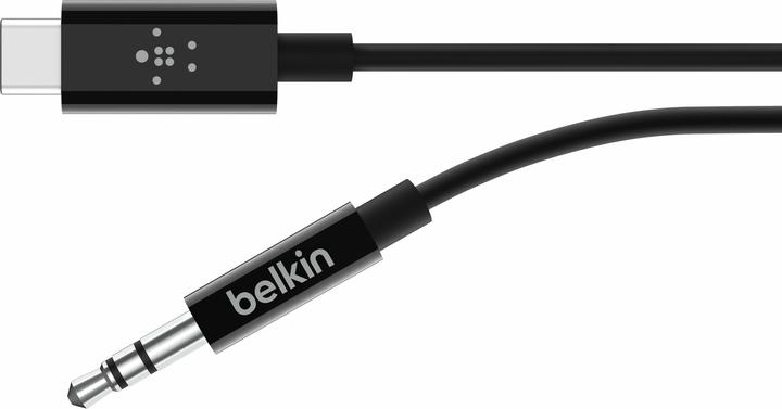 Belkin RockStar 3,5mm Aud./USB-C câble 0,9m (0.90 m, Jack 3,5 mm (AUX))