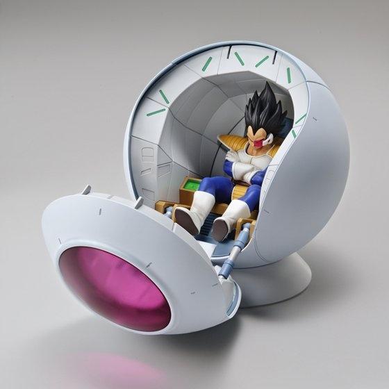 Actual product image Bandai Dragon Ball - Vegeta Saiyan Space Pod Figure Rise