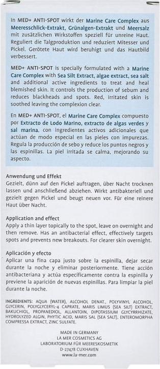Actual product image La Mer Med+ Anti Spot Peel-Off Pickel Gel ohne Parfum (5 ml, Face gel)