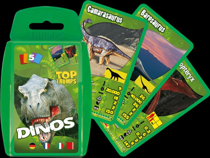 Actual product image Unique Top Trumps - Dinosaurs (French, Italian, German)