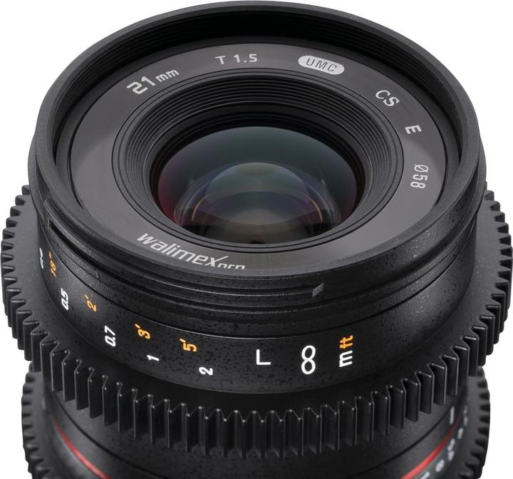 Actual product image Walimex 21/1.5 Video APS-C Sony E (Sony E, APS-C / DX)