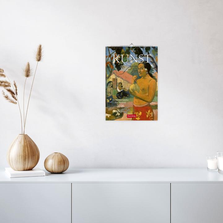 Produktbild Harenberg Kunst Wochen-Kulturkalender 2026 - 53 Meisterwerke der Malerei (Harter Einband, Deutsch)