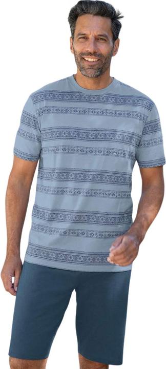 Actual product image Atlas For Men Mens Patterned Short Pyjama Set (L)
