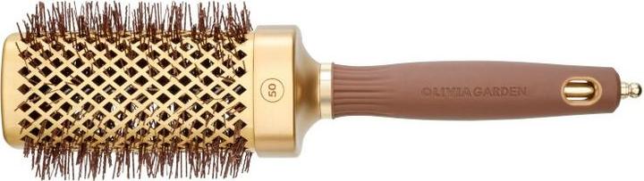 Immagine prodotto Olivia Garden Expert Blowout Setole dritte e ondulate Oro e Marrone 50 mm