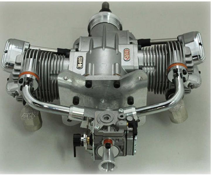 Productafbeelding Saito FG-61TS Benzine Boxermotor 2-cilinder 4T Motor