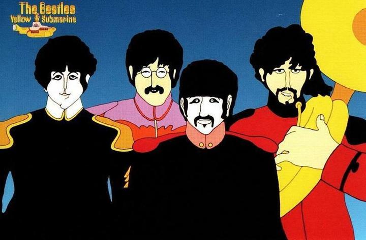 Produktbild The Beatles Yellow Submarine Postkarte