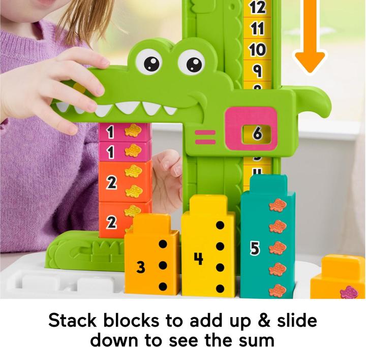 Produktbild Fisher-Price Mein Zahlen-Krokodil (Deutsch, Französisch, Italienisch, Englisch, Schweizerdeutsch)