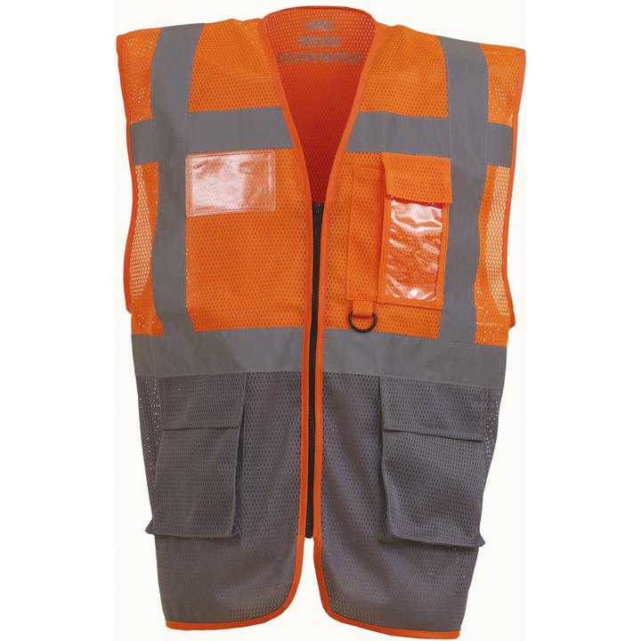 Orange/grau