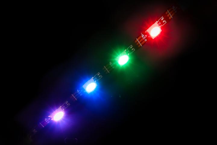 Actual product image Alphacool Aurora LED Flexible Light - Digital RGB 20cm (Multicoloured)