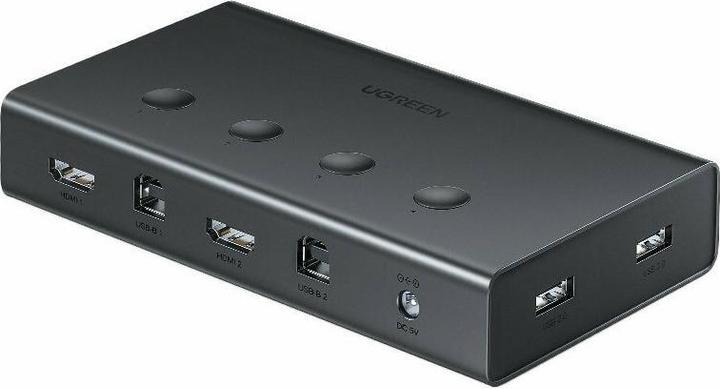 Image du produit Ugreen Commutateur KVM 2 ports USB/HDMI CM200 50744