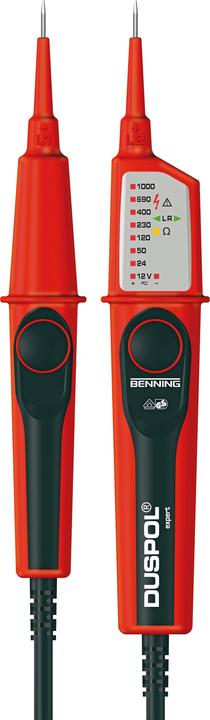 Produktbild Benning Zweipoliger Spannungsprüfer DU (CAT IV 600V, CAT III 1000V)