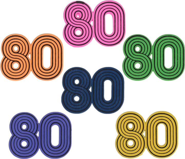 Produktbild Santex 80er Jahre Tischkonfetti – e Disco-Konfetti für Mottoparty:1