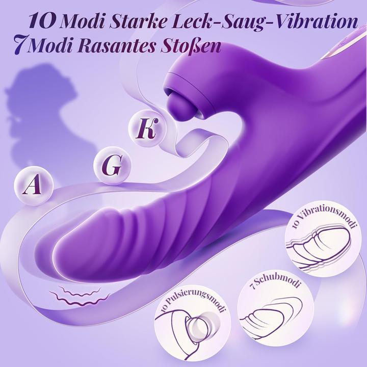 Produktbild Unikrealer Vibrator mit Stossfunktion