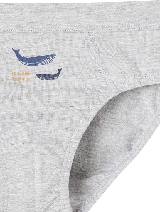 Immagine prodotto Vertbaudet Confezione da 7 slip da ragazzo in cotone biologico, balene (152, Confezione da 7)