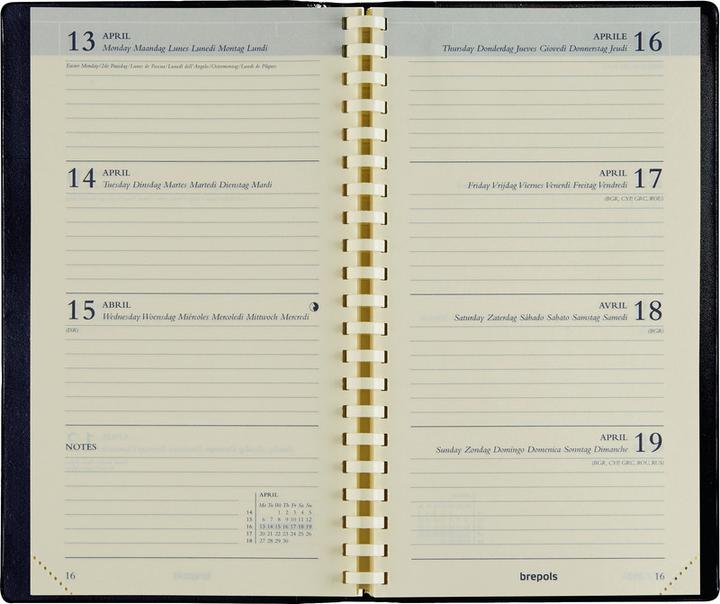 Actual product image Brepols Interplan replacement (A6, German, French, English, Dutch)