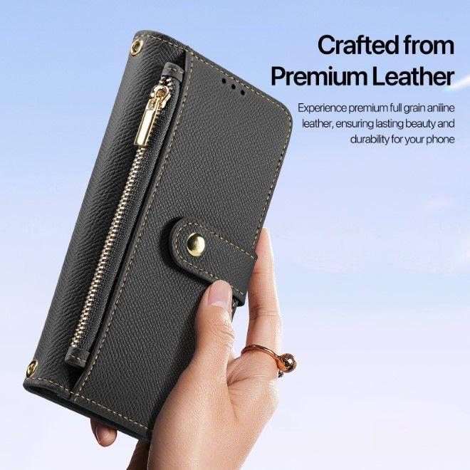 Immagine prodotto Dux Ducis Lawa Series MagSafe Kunstleder Bookcover Hülle (Samsung Galaxy S25+)