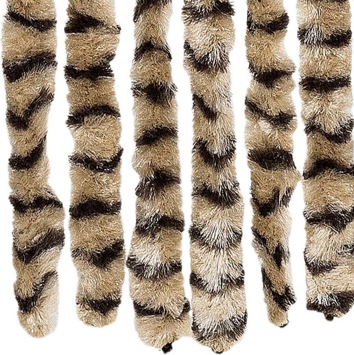 Produktbild VidaXL Fliegenvorhang Insektenschutz Türvorhang Fadenvorhang Beige Braun (56 x 200 cm)