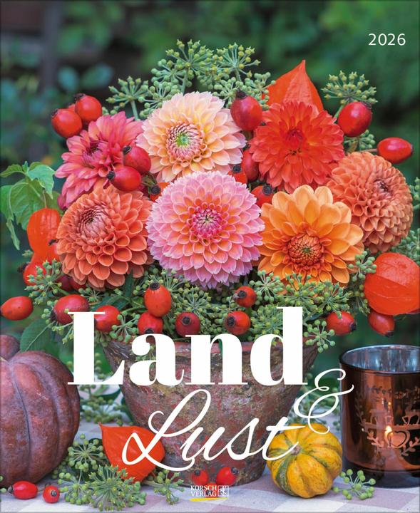 Actual product image Land & Lust 2026 (Hardcover, German)