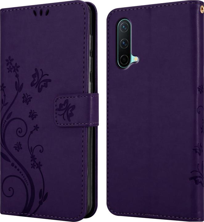 Produktbild Cadorabo Flower Book Hülle (OnePlus Nord CE 5G)