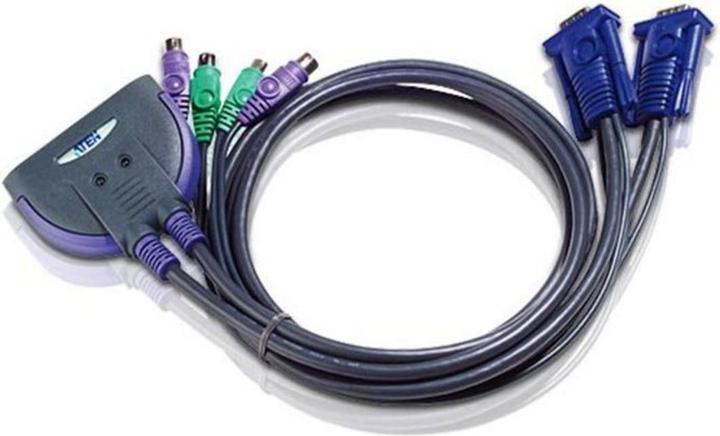 Actual product image Aten CS62S 2-Port PS/2 KVM Switch