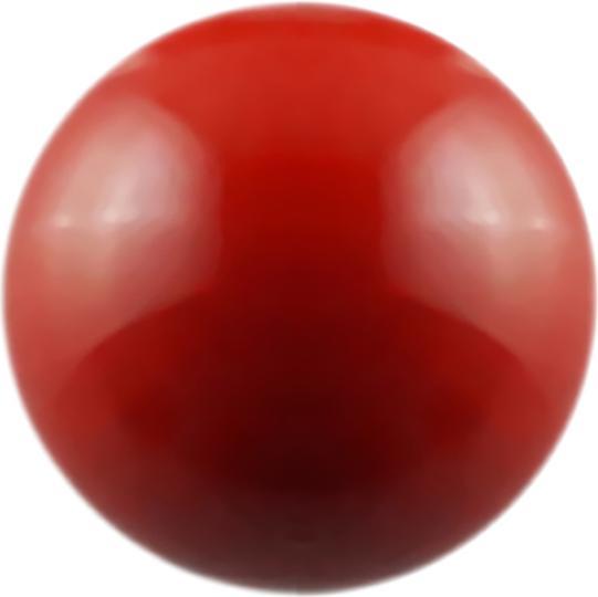 Star Piercing Micro Kugel Fire Red (ohne Messing, Chirurgenstahl 316L)
