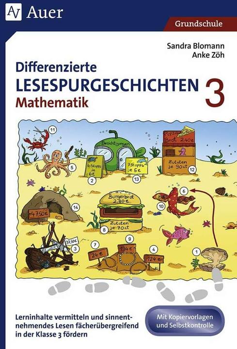 Produktbild Differenzierte Lesespurgeschichten Mathematik 3 (Deutsch, Anke Zöh, Sandra Blomann, 2018)