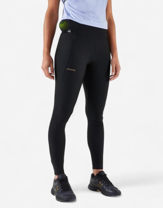 Artengo Damen Tennis Leggings - Tlegging Dry Hip Ball schwarz