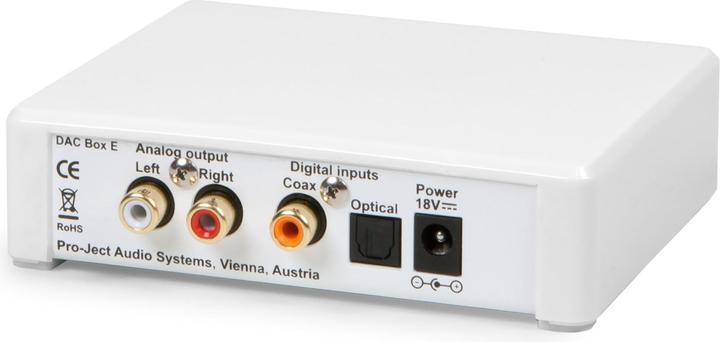Image du produit Pro-Ject DAC Box E blanc (Convertisseur DA)