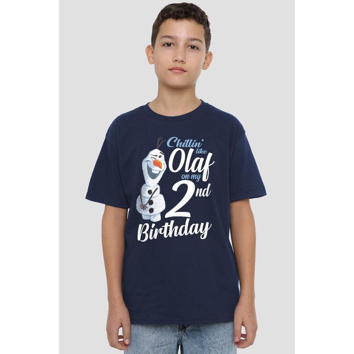 Immagine prodotto Disney Frozen Chillin Like Olaf Maglietta Secondo Compleanno Bambini (152, 158)