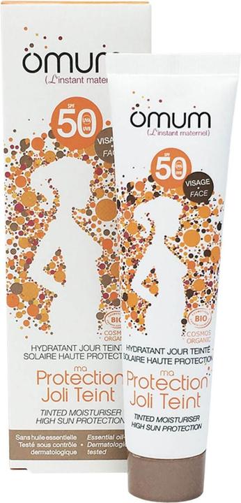 Actual product image Omum Ma Protection Joli Teint Tinted Moisturiser SPF50 (40 ml, Day cream, SPF 50)