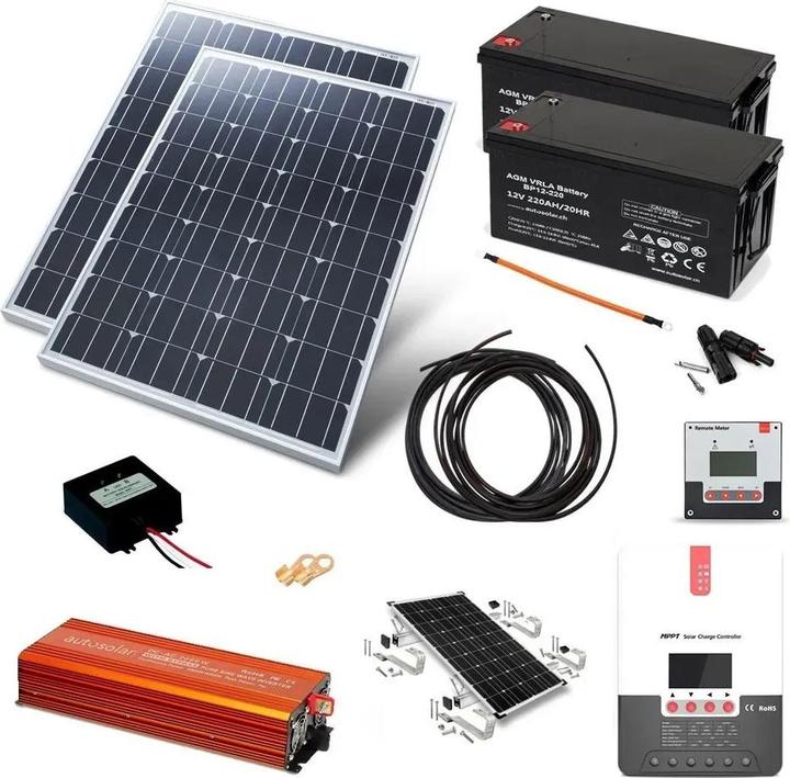 Autosolar Solaranlage Set (670 W)