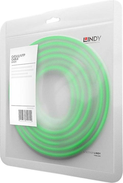 Actual product image Lindy Network cable (U/UTP, CAT6, 15 m)