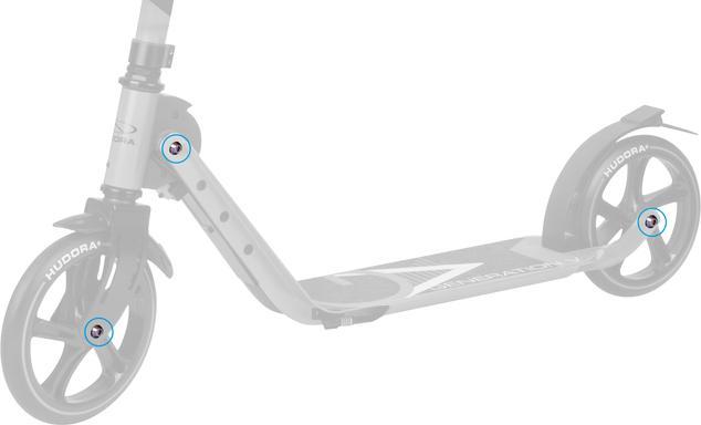 Actual product image Hudora 1 Screw set for BigWheel® Generation V 205