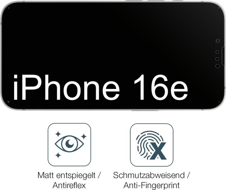 Actual product image Dipos Anti-Shock Screen Protector Matte (1 Piece, Apple iPhone 16e)