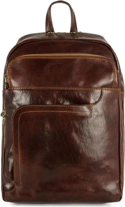 Produktbild Only-Bags.Store Brauner grosser Vollnarbenleder-Rucksack