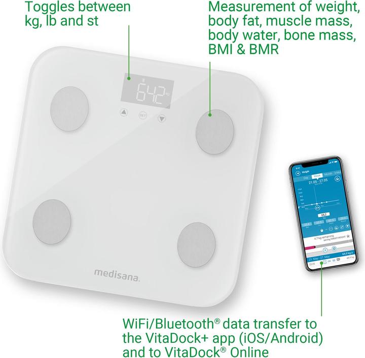 Actual product image Medisana BS600 Connect (180 kg)
