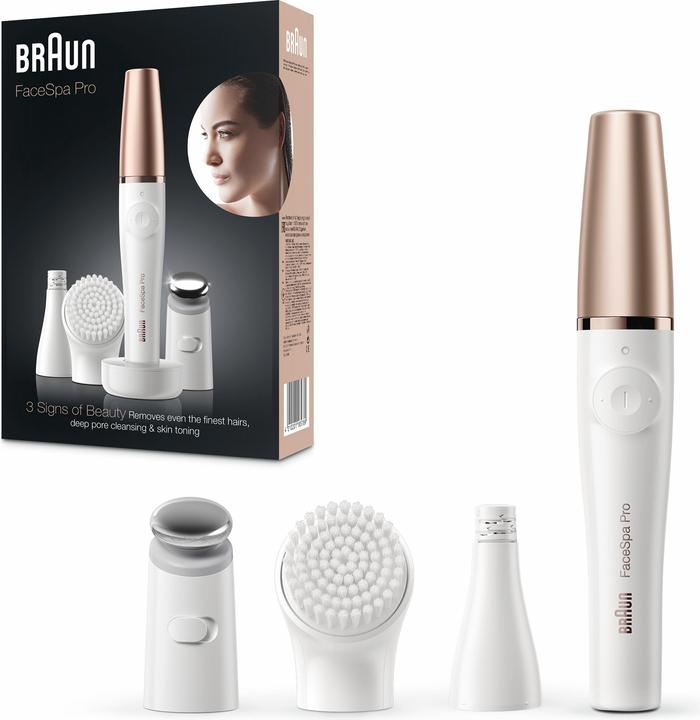 Actual product image Braun FaceSpa Pro SE911 All-in-One Beauty Facial Epilator