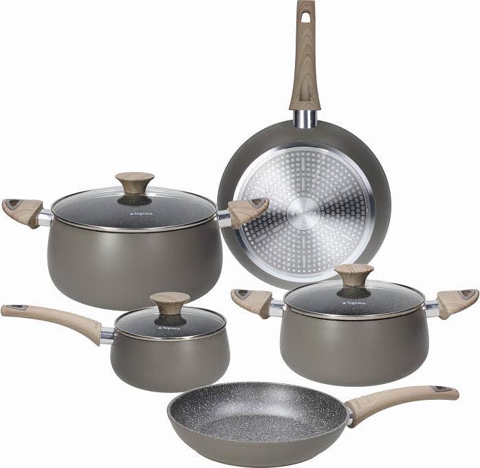 Tognana Porzellan Set 8 Teile (24 cm, Kochtopf, Aluminium)