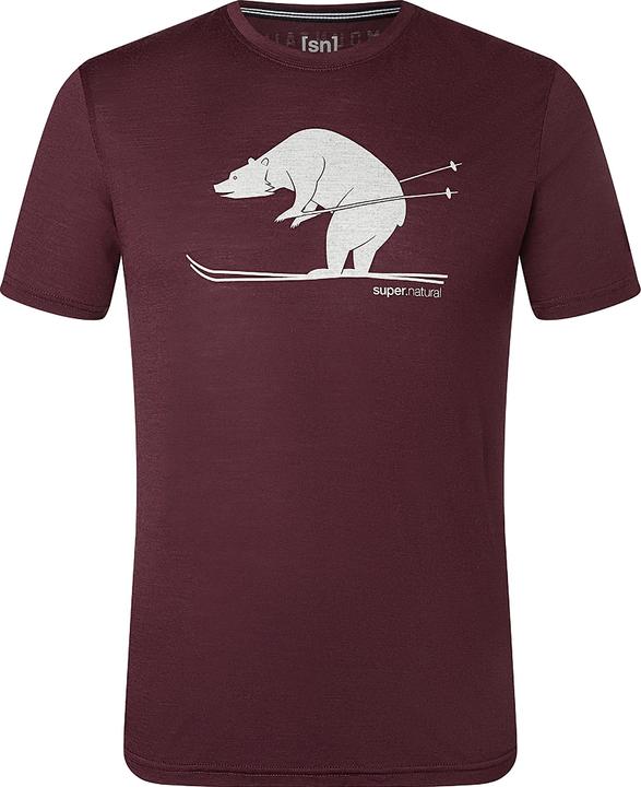 Super Natural Skiing Bear Tee (L)