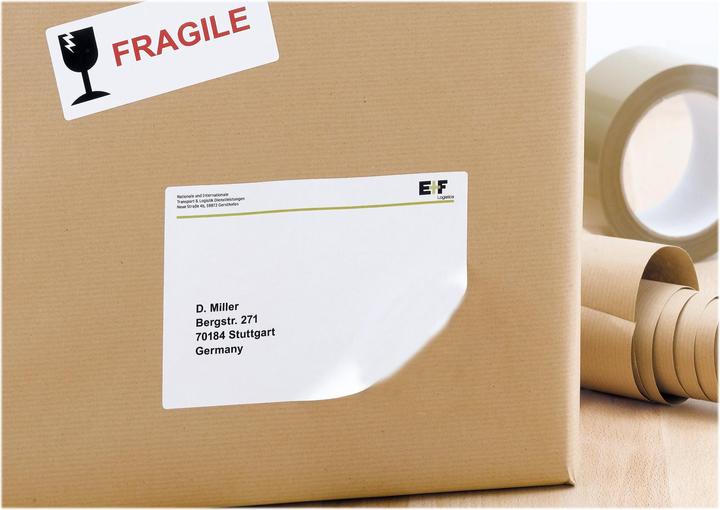 Actual product image HERMA A4 removable labels