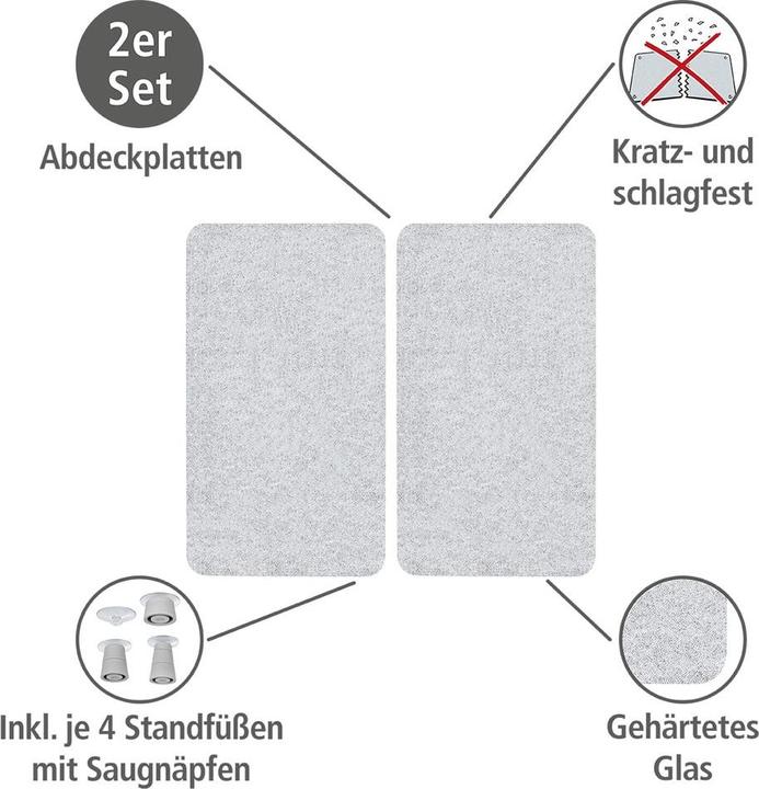 Produktbild Wenko Glasabdeckplat für Herde