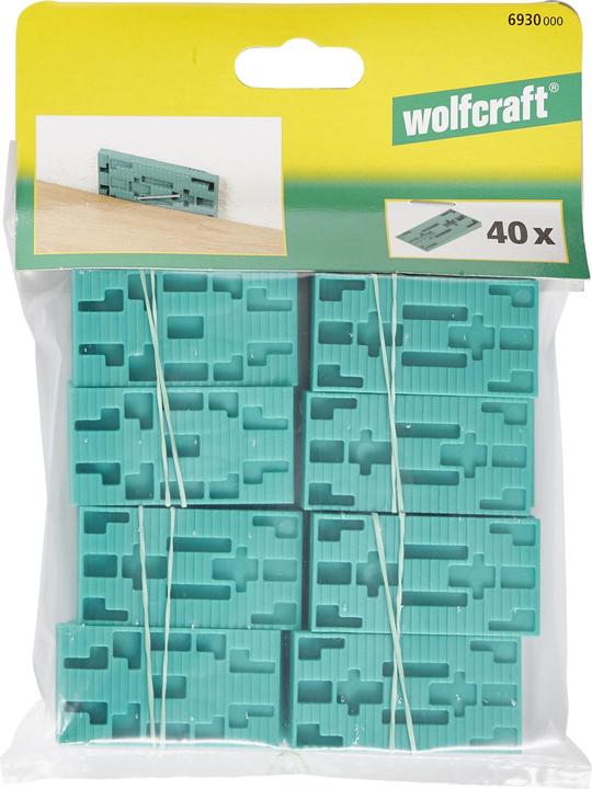 Actual product image wolfcraft wolfcraft 40 Abstandskeile 58x30mm (Gore)