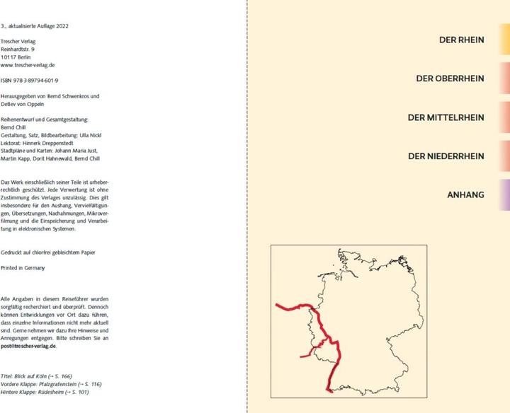 Produktbild Reiseführer Flusskreuzfahrten Rhein (Deutsch, Annette Lorenz)