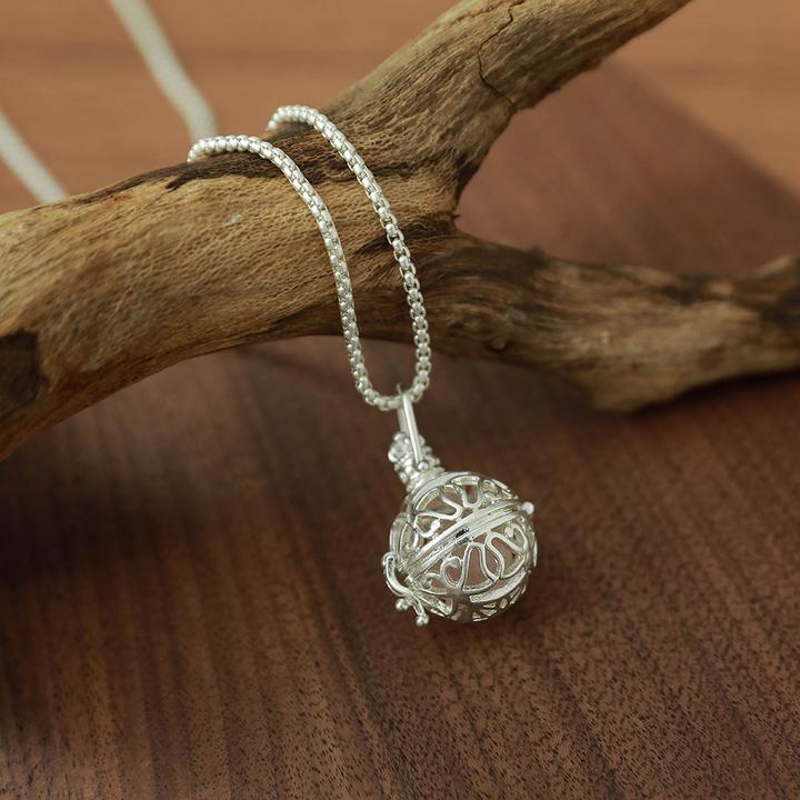 Immagine prodotto Andreani Collana con ciondolo a sfera in quarzo rosa (Metallo)